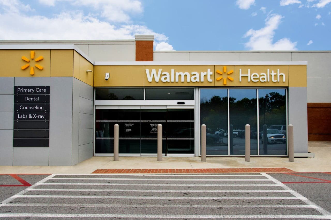 Walmart Health Location Exterior