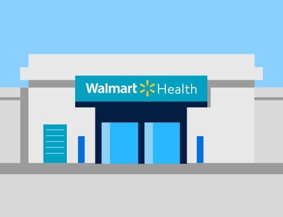 Walmart Health Location Illustration