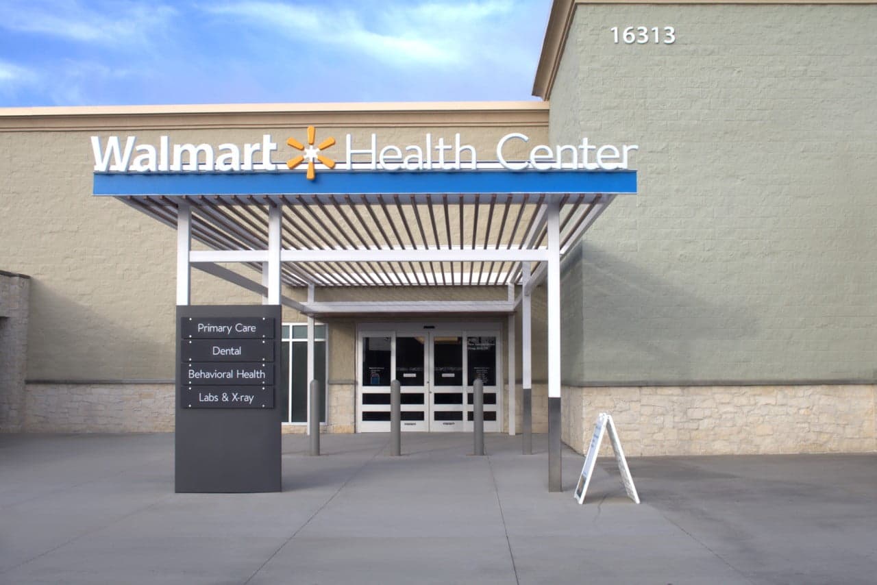 Walmart Health Center Building Exterior
