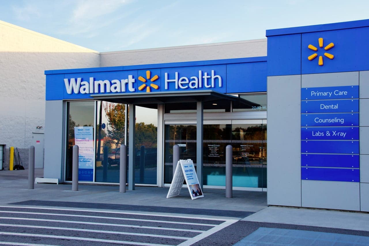 Walmart Health Location Exterior